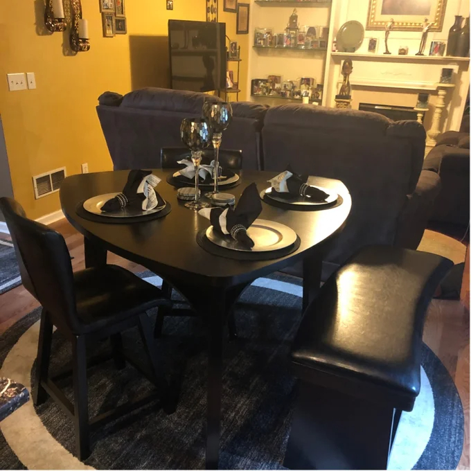 【Furniture】Lawrence 6 - Person Counter Height Dining Set