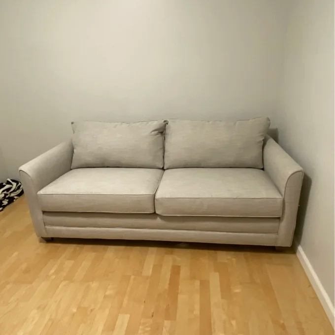 【Furniture】Lourenco 77'' Upholstered Sleeper Sofa