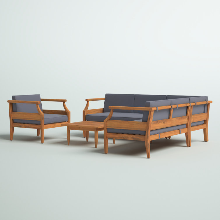 Oundle 5 - Person Outdoor Seating Group with Cushions