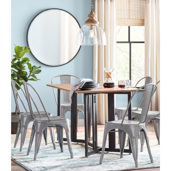 Adams Drop Leaf Trestle Dining Table