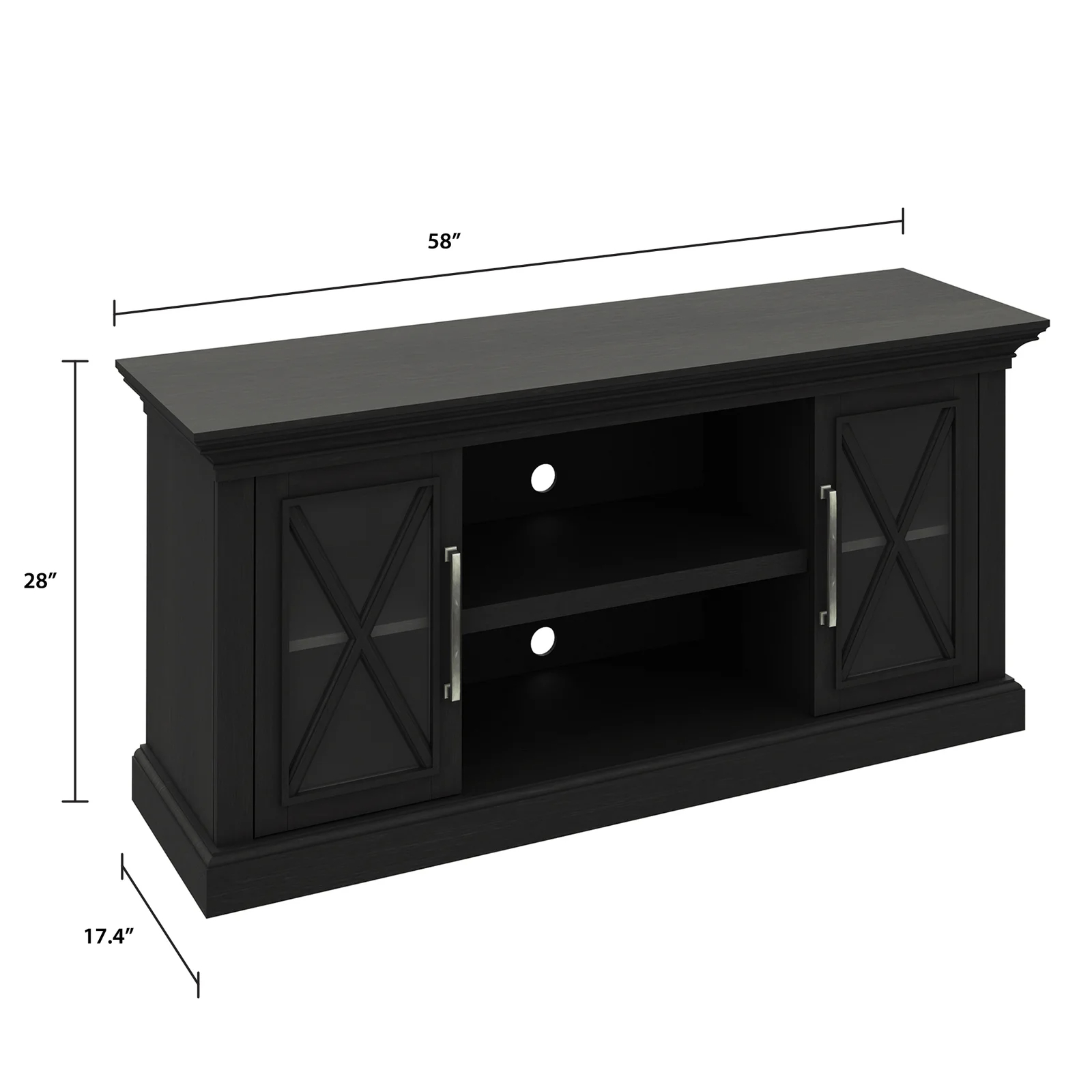 【Furniture】TV Stand for TVs up to 65