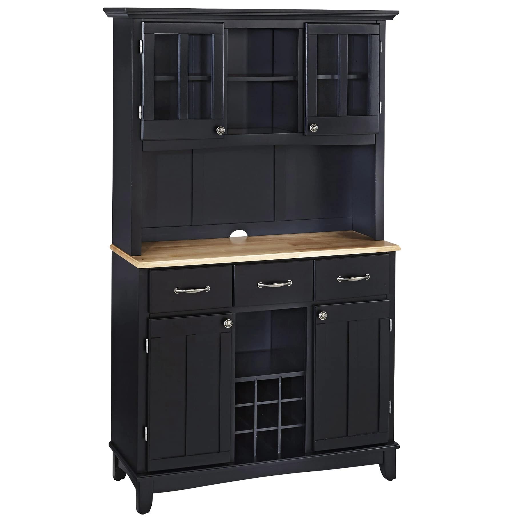 【Furniture】Server sideboards - Buffets - Credenzas, Hutch, Black
