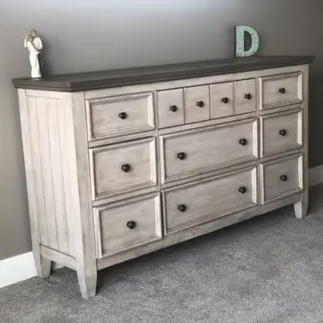 9 Drawer 66” W Dresser