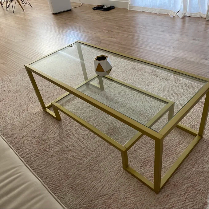 【Furniture】Shumake Frame Coffee Table with Storage