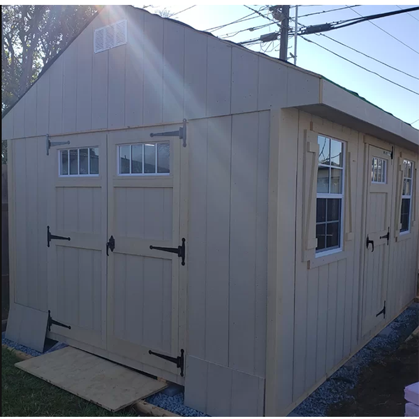 【Storage shed】10 ft. W x 14 ft. D Storage Shed