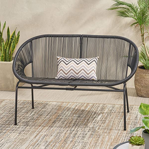 Christopher Knight Home 313522 Loveseat, Black