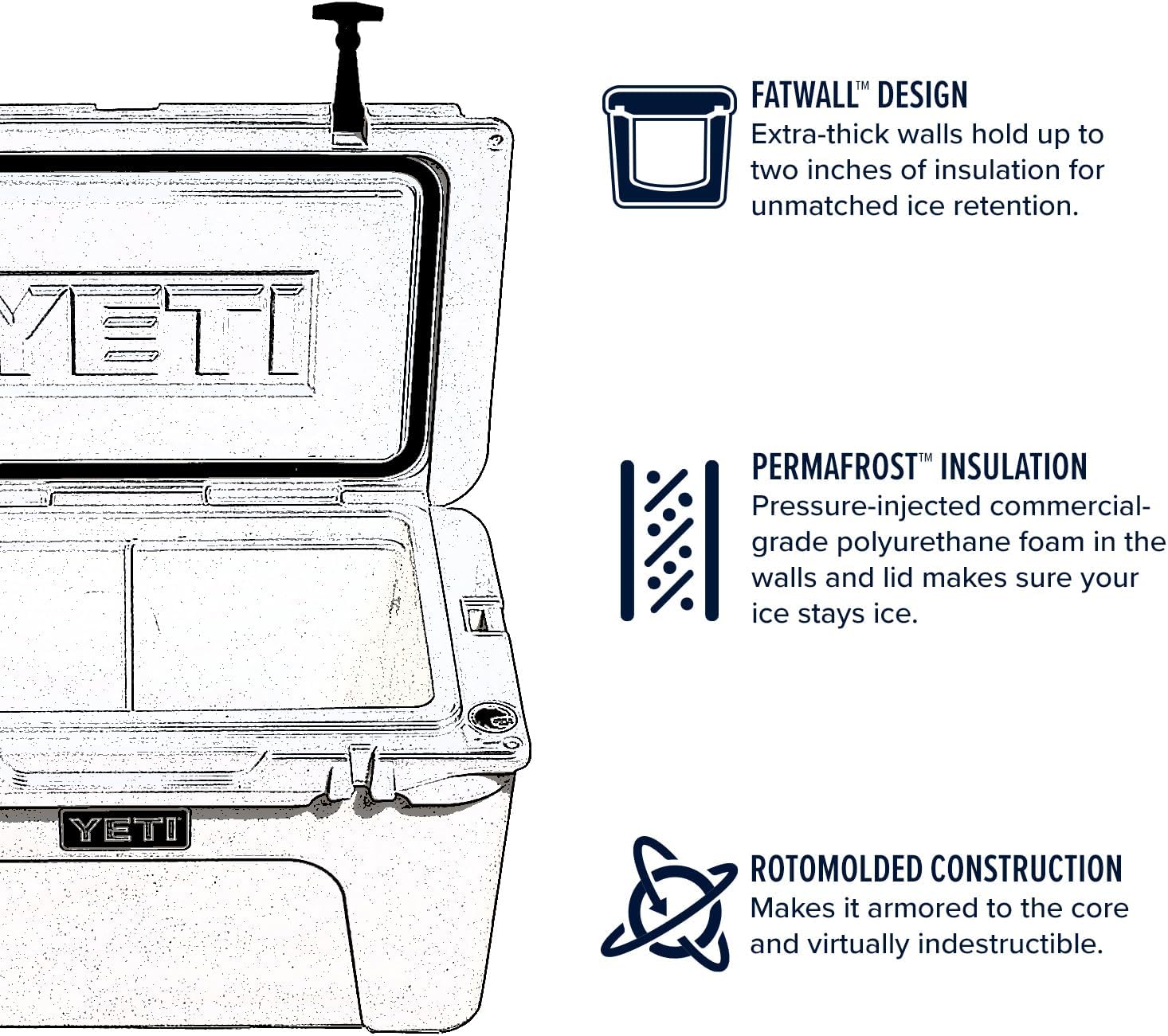YT Tundra Haul Portable Wheeled 65 Cooler