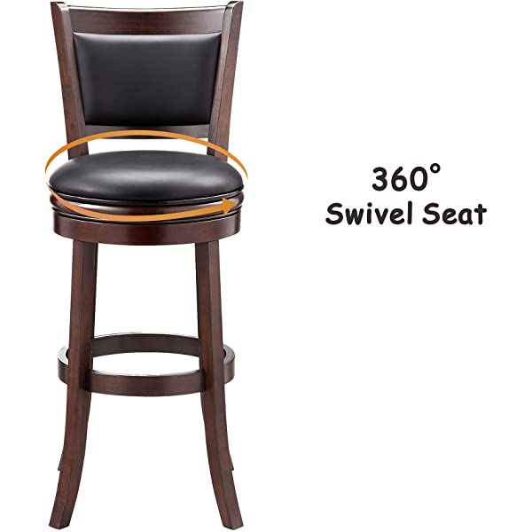 Ball & Cast Barstool, 29-Inch,2-Pack, Cappuccino Jayden Cappuccino 29-Inch,2-Pack