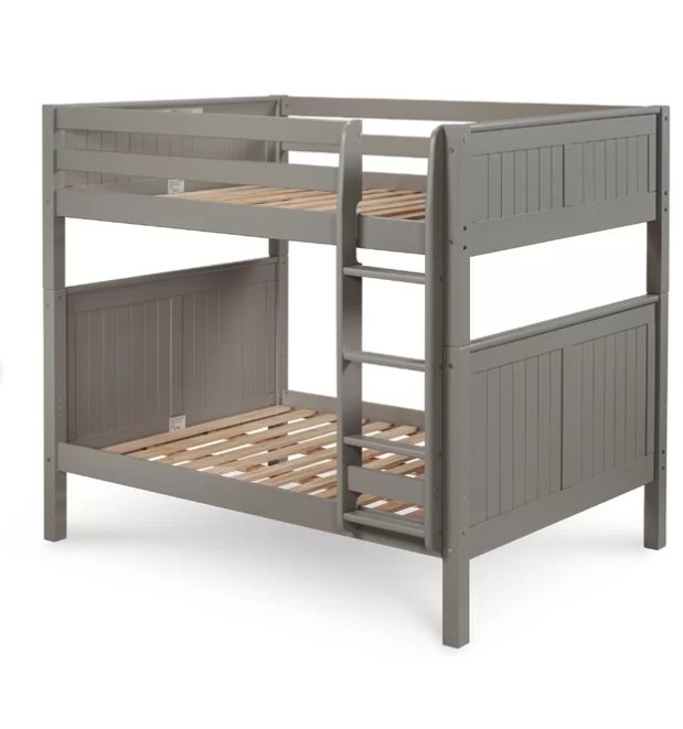 【BS】Stig Full Over Full Solid Wood Standard Bunk Bed with Trundle by Harriet Bee