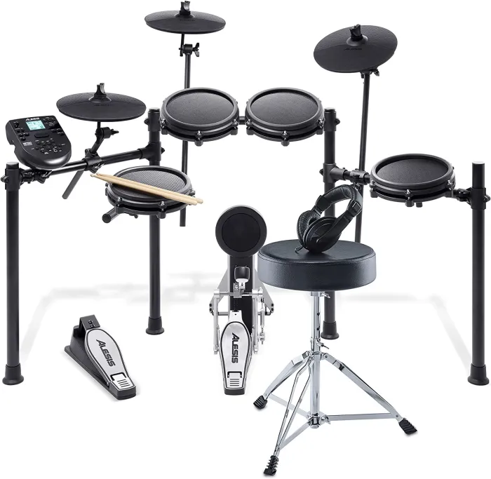 Alesis Drums Nitro Mesh Kit Bundle – Complete Electric Drum Set